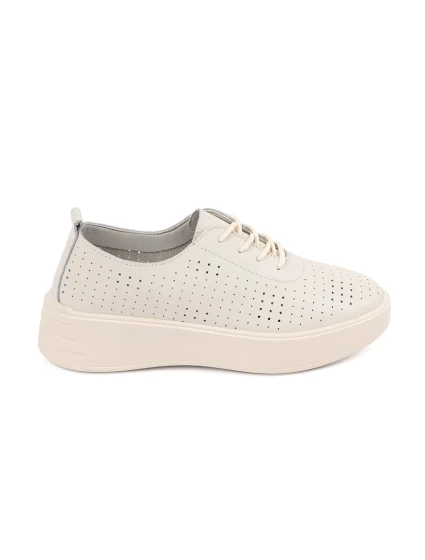 Praktické dámské Jasnobeżowy polobotky platforma Praktické dámské Jasnobeżowy polobotky platforma