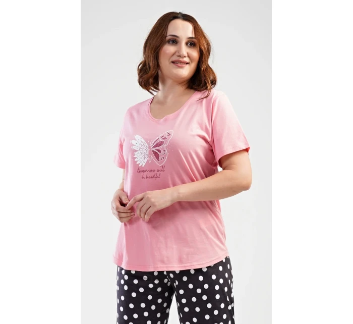 Dámské pyžamo kapri Motýl Dámské pyžamo kapri Motýl