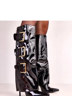 Kozačky na podpatku  model 222360 Solea