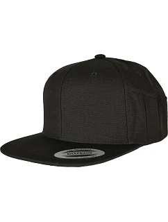 6 panelová snapback kšiltovka s na black model 22482447 - Flexfit
