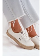 Dámské Tenisky S Pletením model 21694029 Bílé - Lee Cooper Dámské Tenisky S Pletením model 21694029 Bílé - Lee Cooper