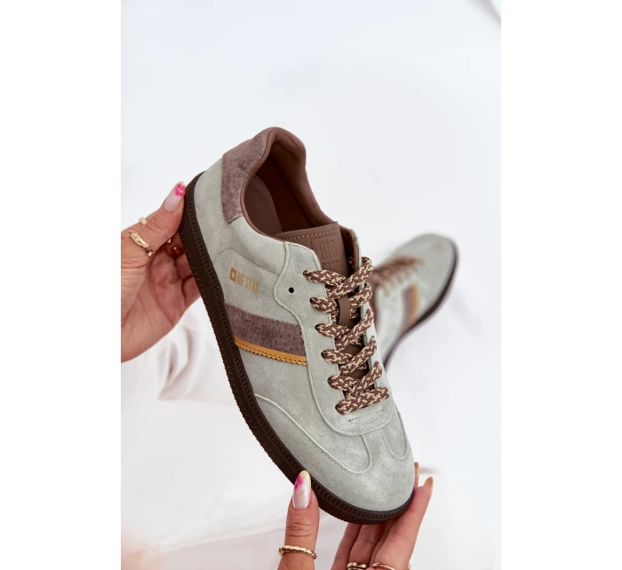 Dámské Nízké Sněhule Z Semiše Big Star SS274678 HI-POLY SYSTEM Mátové Dámské Nízké Sněhule Z Semiše Big Star SS274678 HI-POLY SYSTEM Mátové