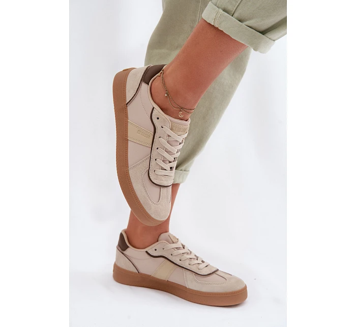 Dámské tenisky Big Star model 22042617 Béžové - Big Star Shoes Dámské tenisky Big Star model 22042617 Béžové - Big Star Shoes