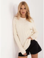 Sweter AT SW model 20463580 ecru - FPrice Sweter AT SW model 20463580 ecru - FPrice