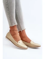 Dámské ploché mokasíny Gold model 21223618 - Kesi