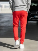 FashionStreet pánské červené tepláky UX2708 FashionStreet pánské červené tepláky UX2708