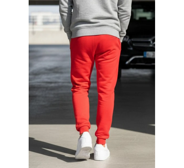 FashionStreet pánské červené tepláky UX2708 FashionStreet pánské červené tepláky UX2708