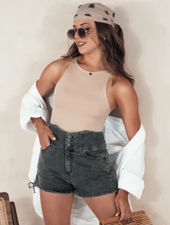 Dámské džínové šortky JEANLOVE black FashionStreet SY0377