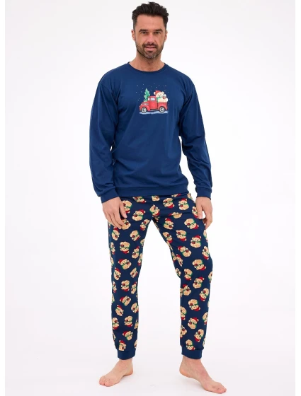 Cornette pyžamo 115/290 Teddy 2 délka/r Vánoce S-2XL pánské Cornette pyžamo 115/290 Teddy 2 délka/r Vánoce S-2XL pánské