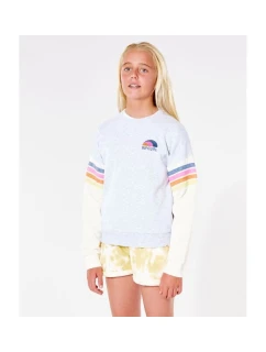RIP CURL Surf Revival Crew mikina - Dívka - světle šedá