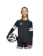 Dětský dres adidas Squadra 25 s dlouhým rukávem černobílý JJ0047