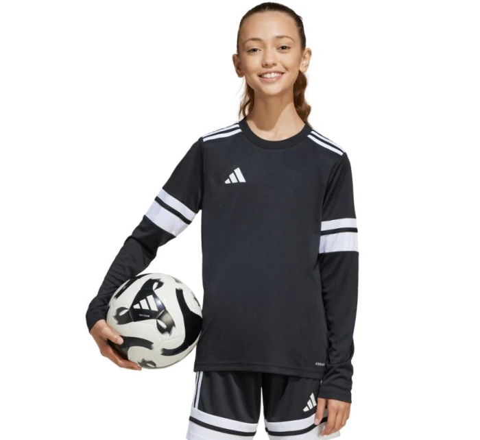 Dětský dres adidas Squadra 25 s dlouhým rukávem černobílý JJ0047