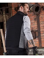 JN Pánská vesta s podšívkou 02. black/red melange model 22415286 - Daiber JN Pánská vesta s podšívkou 02. black/red melange model 22415286 - Daiber