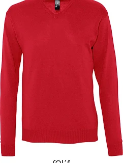 SOL'S Galaxy Men Pánský svetr s výstřihem do V model 22519807 red