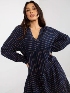 Šaty D73771M30361A2 tmavě modré