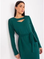 LK SK 509447 šaty.75P tmavě zelená