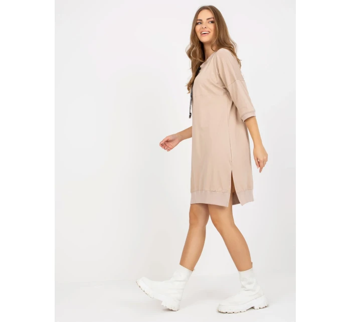 Šaty RV SK 6273.47P béžová Šaty RV SK 6273.47P béžová