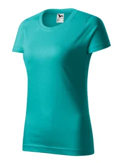 Basic tričko dámské emerald