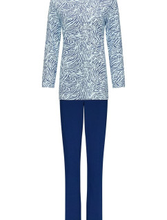 Dámské pyžamo 20232-160-2 modré se vzorem - Pastunette