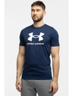 Pánské tričko 1382883 408 Tmavě modrá vzor - Under Armour