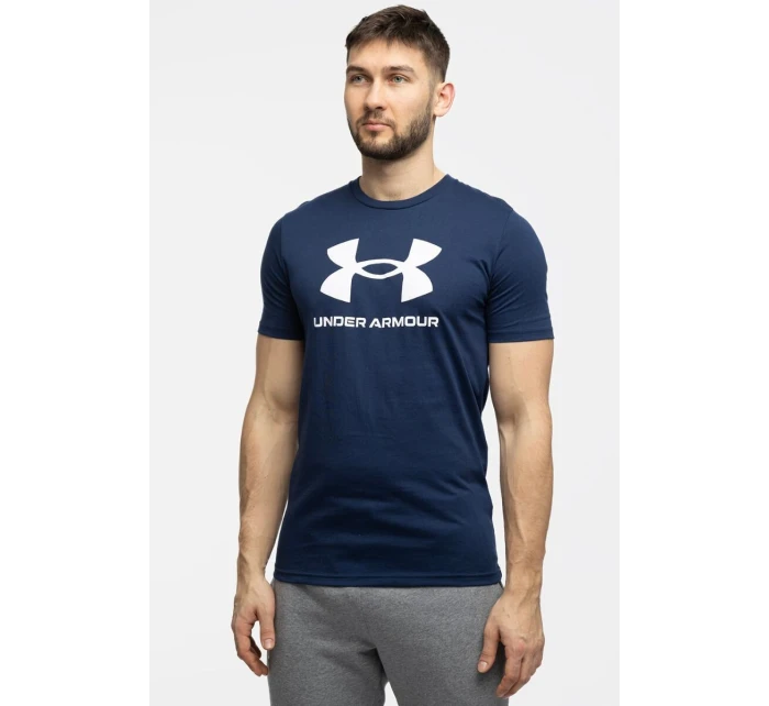Pánské tričko 1382883 408 Tmavě modrá vzor - Under Armour