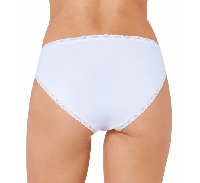 Dámské kalhotky Sloggi 24/7 Cotton Lace Tai C3P bílé Dámské kalhotky Sloggi 24/7 Cotton Lace Tai C3P bílé