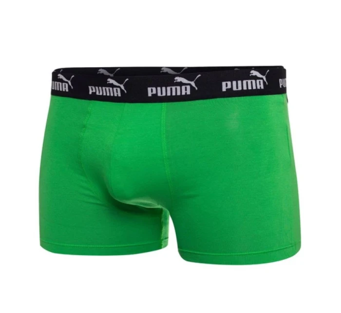 Pánské boxerky Puma 2-Pack zelená šedá pohodlná bavlna Pánské boxerky Puma 2-Pack zelená šedá pohodlná bavlna