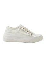 Lee Cooper dámské sportovní boty white platform lace-up dámské