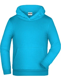 Daiber JN 796K Dětská mikina s kapucí 02.796K turquoise