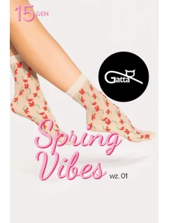 Gatta Spring Vibes 01 15 DEN barva:přírodní červená