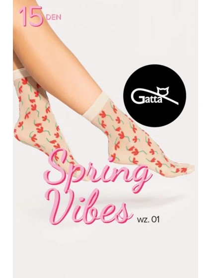 Gatta Spring Vibes 01 15 DEN barva:přírodní červená