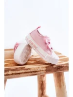 Dětské látkové tenisky se suchým zipem BIG STAR model 21594938 Růžová - Big Star Shoes Dětské látkové tenisky se suchým zipem BIG STAR model 21594938 Růžová - Big Star Shoes