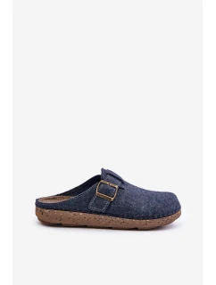 Pánské Pantofle S Přezkou Preventivní Pantofle Inblu Tmavě Modré MT000012