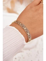 Dámský náramek ze chirurgické oceli zlatý Dámský náramek ze chirurgické oceli zlatý