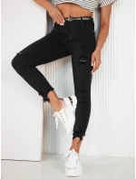 Dámské džínové kalhoty FAROL černé FashionStreet UY1906