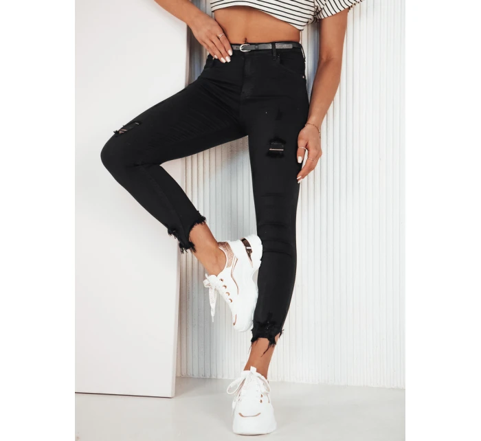 Dámské džínové kalhoty FAROL černé FashionStreet UY1906