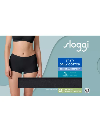 sloggi GO Daily Cotton Short - Black - SLOGGI Black - SLOGGI sloggi GO Daily Cotton Short - Black - SLOGGI Black - SLOGGI