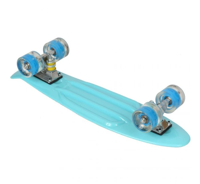 Plastový skateboard 22" Led Enero modrý 1007366 Plastový skateboard 22" Led Enero modrý 1007366
