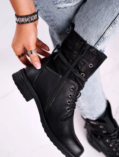 Dámské Kotníkové Boty Černé Perfecto