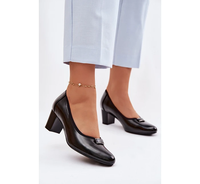 Lodičky na podpatku Vinceza 58622 Černé Lodičky na podpatku Vinceza 58622 Černé