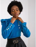 Halenka DHJ BZ 6533A.44P tmavě modrá