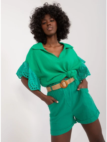 Šortky DHJ SN 2598.29X zelené Šortky DHJ SN 2598.29X zelené