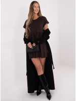 Šaty RV SK 5672.03P tmavě hnědé Šaty RV SK 5672.03P tmavě hnědé