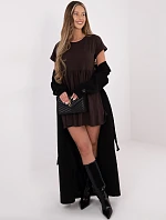 Šaty RV SK 5672.03P tmavě hnědé