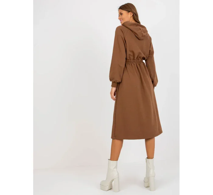 Dámské šaty RV SK 8336 hnědé