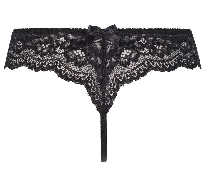 Svůdná tanga V-8628 černá - Axami