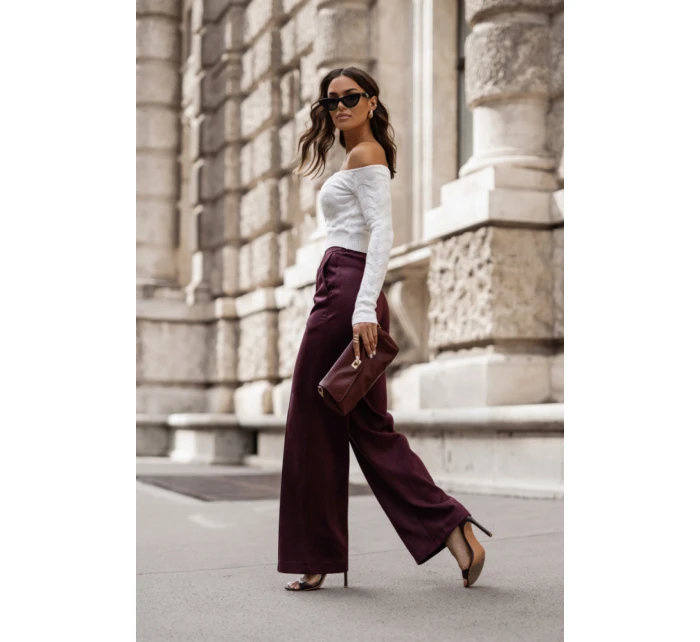 Dámské kalhoty Fern Bordó - LaBalancia