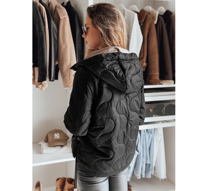 FashionStreet dámská černá bunda TY4240