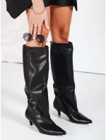 Dámské černé boty FashionStreet ZY1190