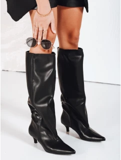 Dámské černé boty FashionStreet ZY1190